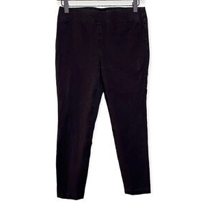 Talbots Women’s Skinny Pull On Ankle Pants In Black Size 4‎ Petite